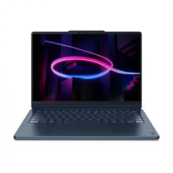 Lenovo Yoga 9 2-em-1 14IPH11 Copilot+ PC Intel Core Ultra 7 355 Híbrido (2-em-1) 35,6 cm (14 polegadas) Ecrã tátil 2.8K 32 GB LPDDR5x-SDRAM 1 TB SSD Wi-Fi 7 (802.11be) Windows 11 Home alemão azul