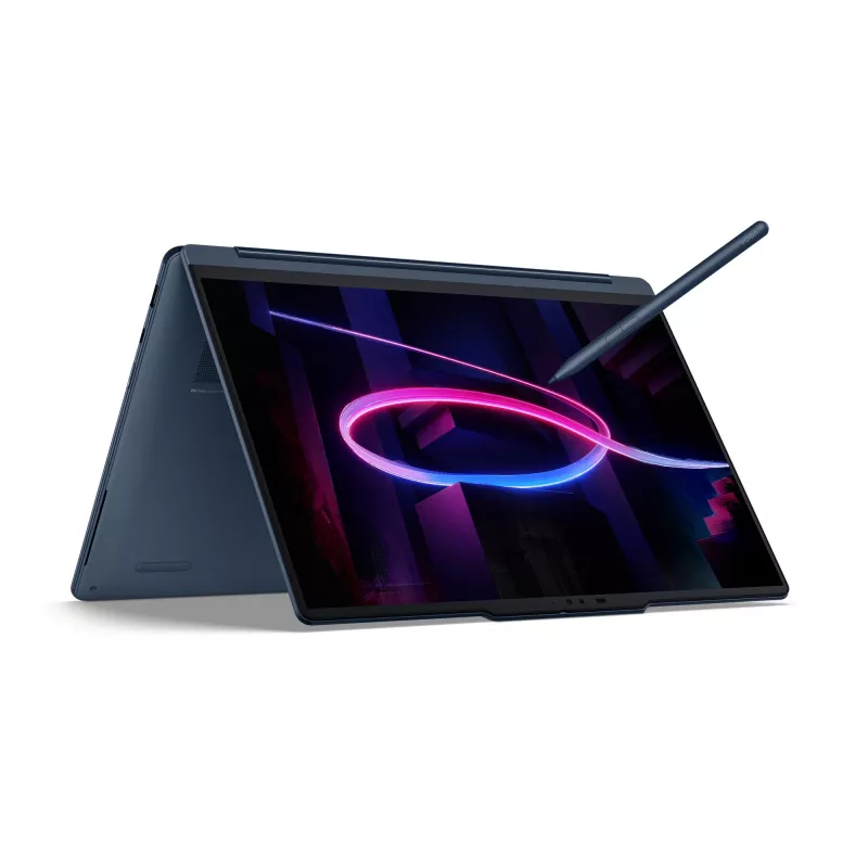 Lenovo Yoga 9 2-em-1 14IPH11 Copilot+ PC Intel Core Ultra 7 355 Híbrido (2-em-1) 35,6 cm (14 polegadas) Ecrã tátil 2.8K 32 GB LPDDR5x-SDRAM 1 TB SSD Wi-Fi 7 (802.11be) Windows 11 Home alemão azul