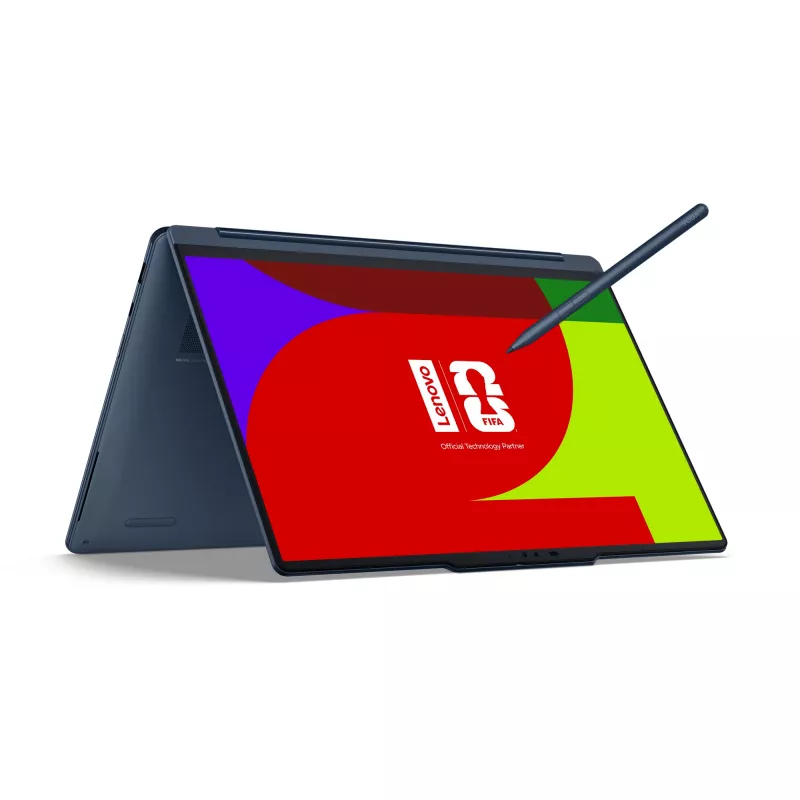 Lenovo Yoga 9 2-em-1 14IPH11 Copilot+ PC Intel Core Ultra 7 355 Híbrido (2-em-1) 35,6 cm (14 polegadas) Ecrã tátil 2.8K 32 GB LPDDR5x-SDRAM 1 TB SSD Wi-Fi 7 (802.11be) Windows 11 Home alemão azul