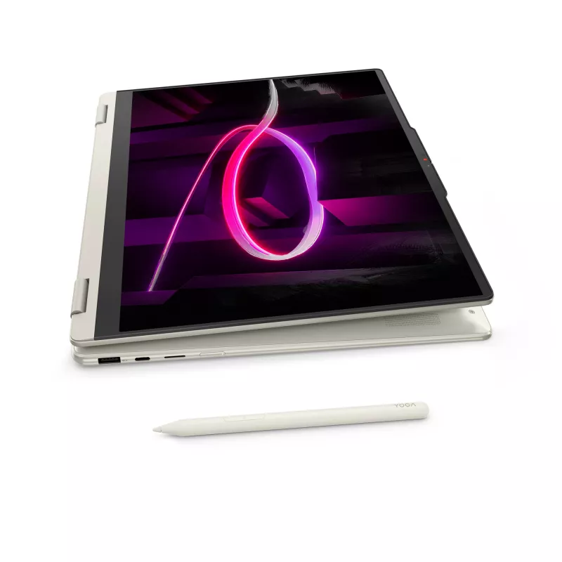 Lenovo Yoga 7 2-em-1 16AGP11 Copilot+ PC AMD Ryzen™ AI 7 445 Híbrido (2-em-1) 40,6 cm (16 polegadas) Ecrã tátil 2.8K 16 GB LPDDR5x-SDRAM 1 TB SSD Wi-Fi 7 (802.11be) Windows 11 Home alemão Seashell (cor)