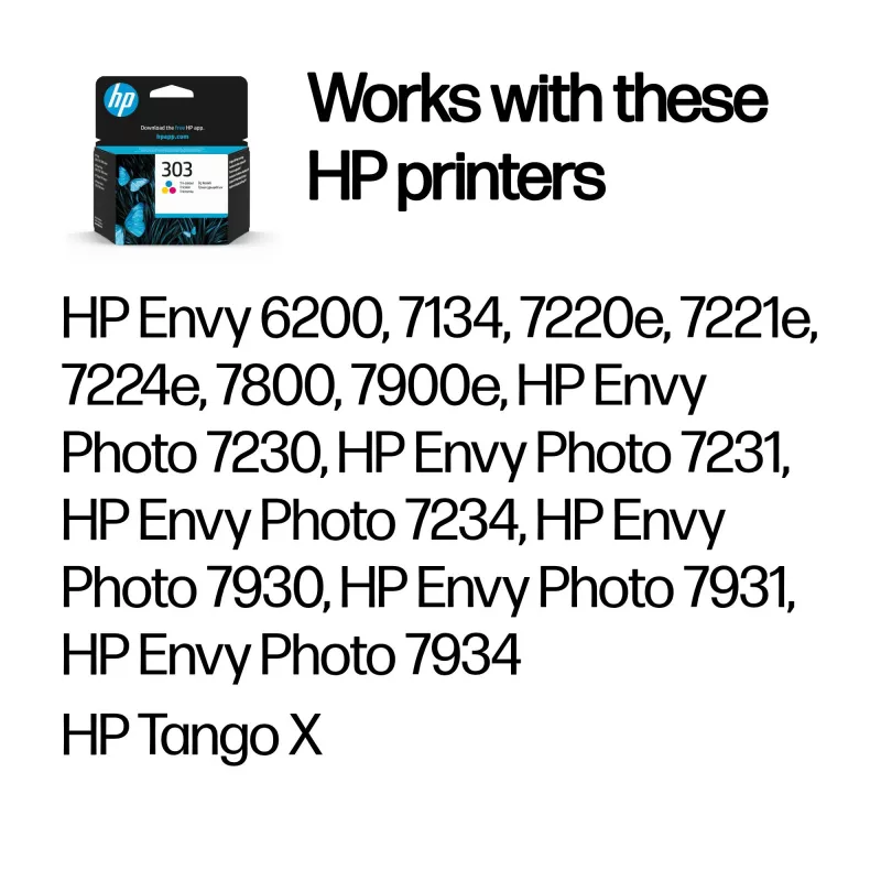 HP 303 Tricolor Tinteiro original