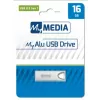Pen drive MyMedia MyAlu USB 3.2 Gen 1 16 GB USB Type-A 3.2 Gen 1 (3.1 Gen 1) Prateado