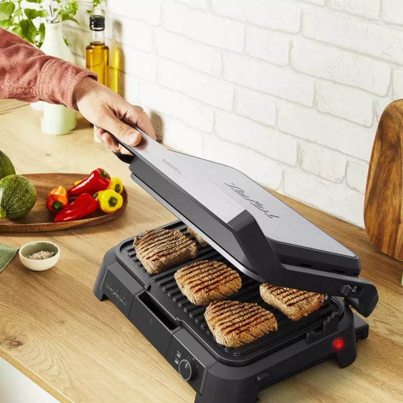 Grelhador de contacto Tefal SuperGrill 3-in-1 XL GC520DE0