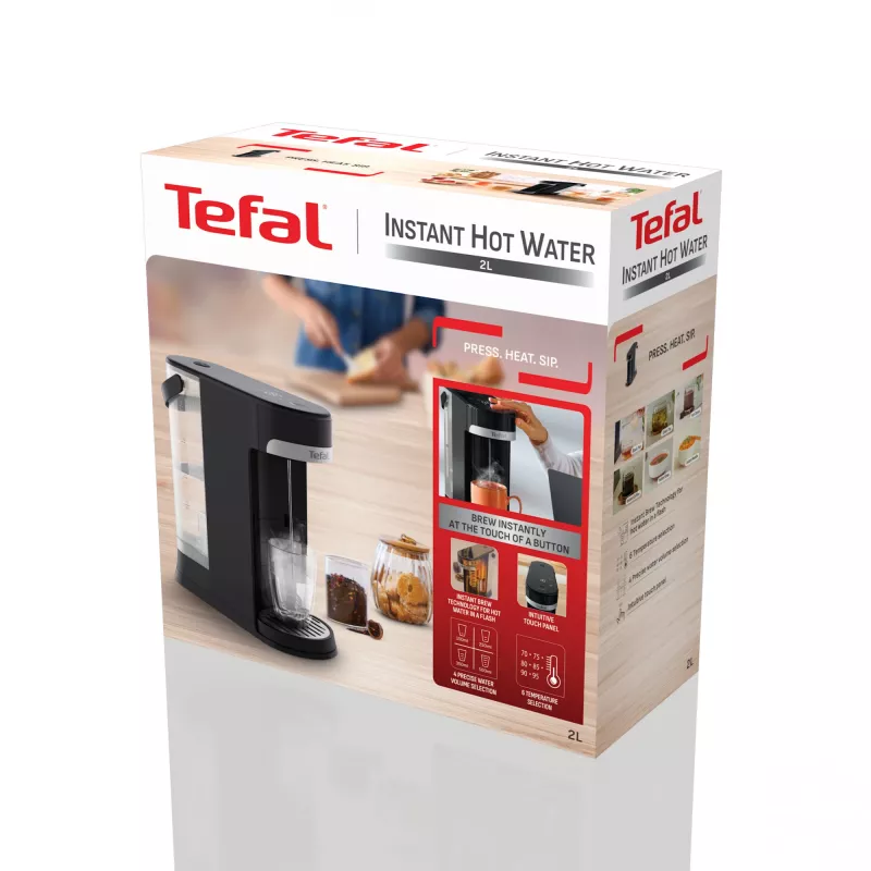 Dispensador de água quente instantânea Tefal Instant Hot Water BR3508E0 Preto 2 L