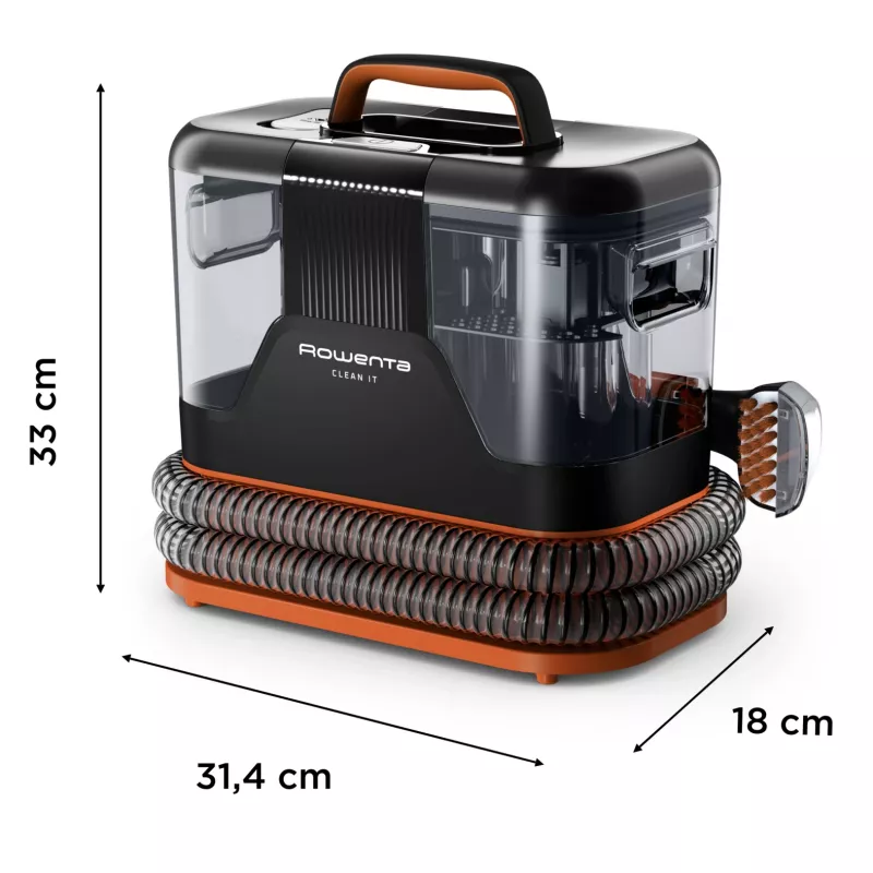 Aspirador Rowenta Clean It IN5011F0 — Aspirador de água e pó, sem saco, filtração de água, 1,5 L, 400 W