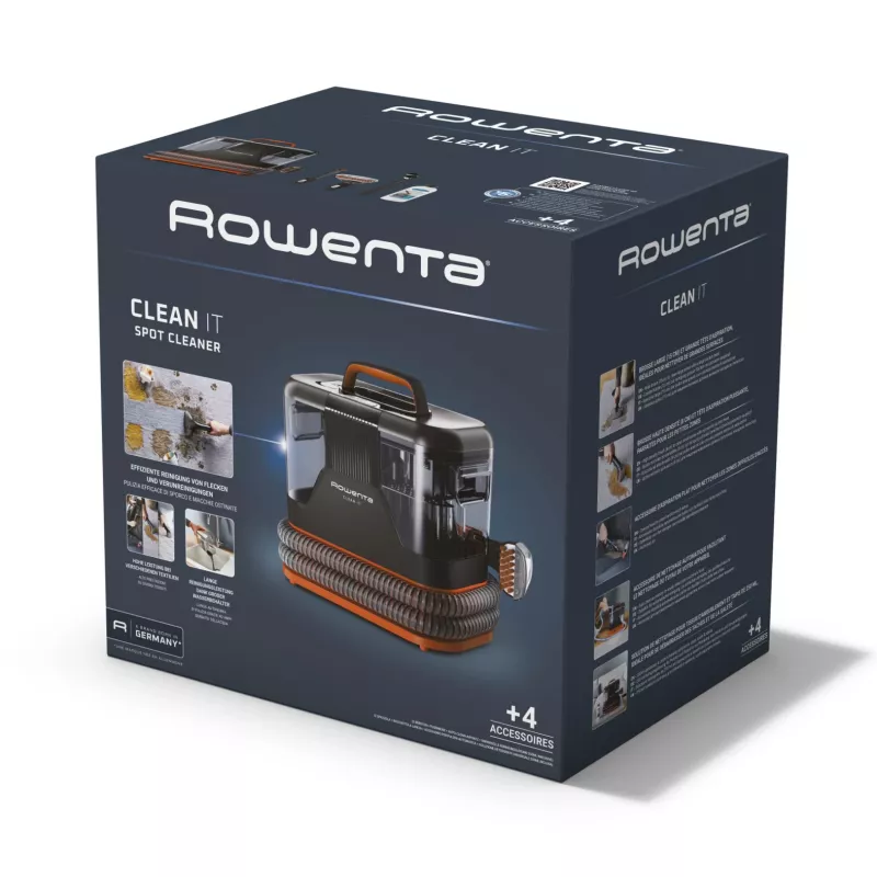 Aspirador Rowenta Clean It IN5011F0 — Aspirador de água e pó, sem saco, filtração de água, 1,5 L, 400 W
