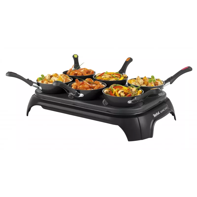Wok Tefal WokParty Duo PY5828 Preto, Aço inoxidável 1000 W