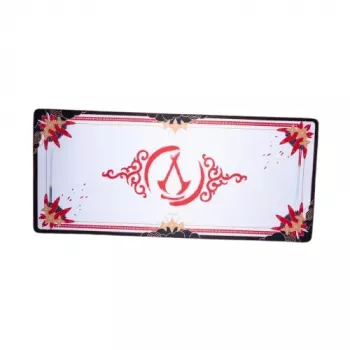 Tapete de rato Lexip X Ubisoft - Assassin's Creed - Shadows XXL, Preto, Dourado, Vermelho, Branco, imagem, base antiderrapante, tapete de rato gaming