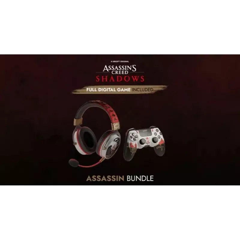Lexip Assassin’s Creed Shadows „Assassin“ Caixa Jogo para PC Headset Unidade de controlo