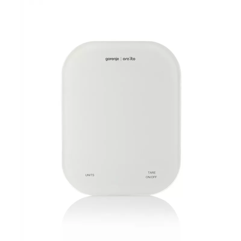 Balança de cozinha de mesa Gorenje KT10ORAW Branca retangular eletrónica