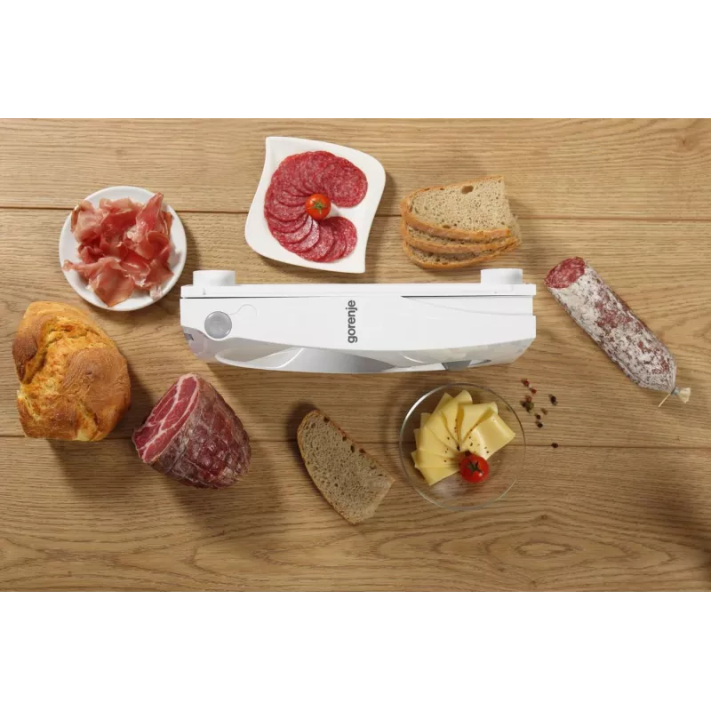 Cortador de alimentos elétrico Gorenje R401W 110 W branco plástico