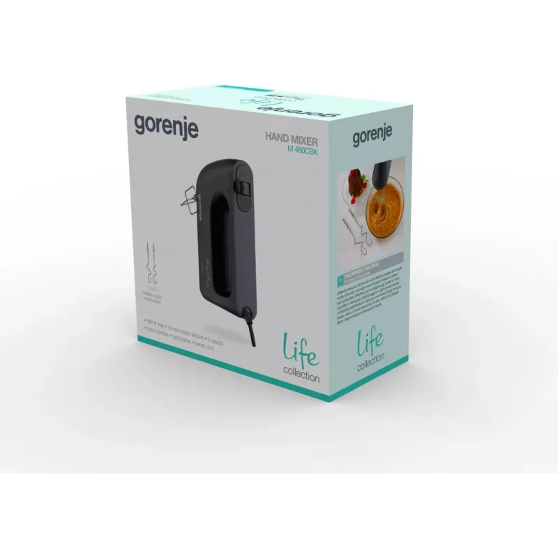 Batedeira manual Gorenje M460CBK 450 W preto