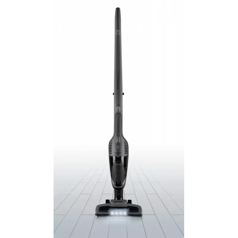 Aspirador vertical 2 em 1 Gorenje SVC216FGD bateria seco HEPA preto
