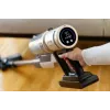 Aspirador vertical 2 em 1 Gorenje SVC259441NFGO bateria seco HEPA sem saco 0,6 l 350 W dourado