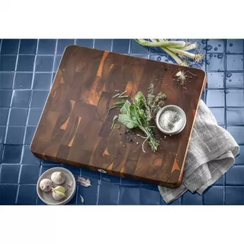 Tábua de corte de cozinha WMF 1879984500 retangular madeira