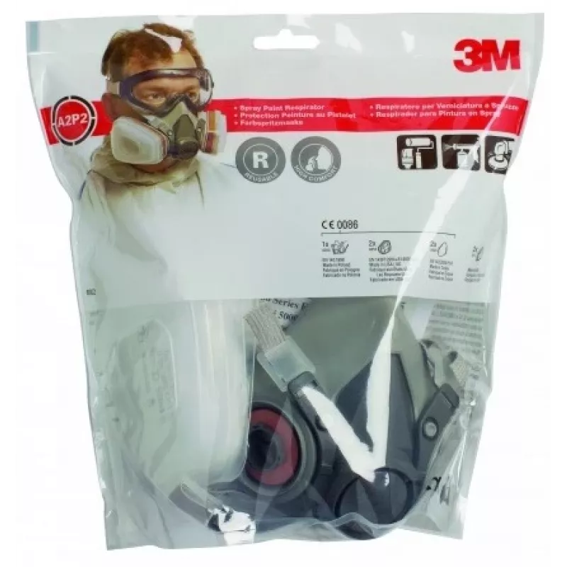 Máscara respiratória reutilizável 3M 6002C