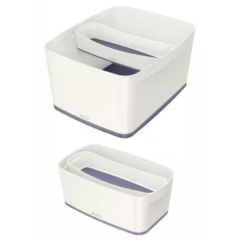 Caixa de arrumação Esselte 5258-10-01 retangular acrilonitrilo-butadieno-estireno (ABS) cinzento, branco
