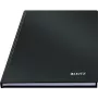 Caderno Leitz Solid capa dura A5 pautado 90 g 80 folhas, monocromático, preto, A5, 80 folhas, brilhante, 80 g/m²