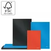 Caderno Leitz Solid capa dura A5 pautado 90 g 80 folhas, monocromático, preto, A5, 80 folhas, brilhante, 80 g/m²