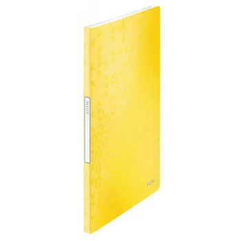 Livro de apresentação Leitz WOW PP 20 bolsas, amarelo, policloreto de vinilo (PVC), 20 bolsas, A4, 231 mm, 13 mm