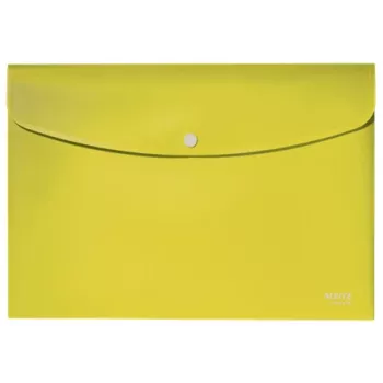 Pasta de documentos Leitz Recycle, pasta com bolsas, A4, polipropileno (PP), amarelo, horizontal, 60 folhas