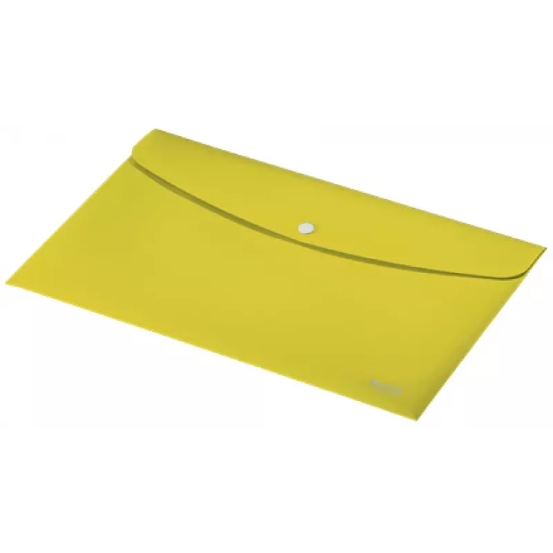 Pasta de documentos Leitz Recycle, pasta com bolsas, A4, polipropileno (PP), amarelo, horizontal, 60 folhas