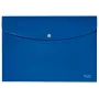 Pasta de documentos Leitz Recycle, pasta de envelope, A4, polipropileno (PP), azul, horizontal, 60 folhas