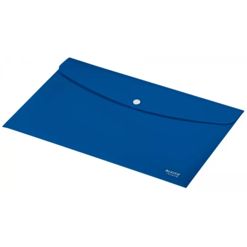 Pasta de documentos Leitz Recycle, pasta de envelope, A4, polipropileno (PP), azul, horizontal, 60 folhas