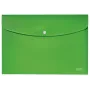Pasta de documentos Leitz Recycle, pasta de aba, A4, polipropileno (PP), verde, horizontal, 60 folhas