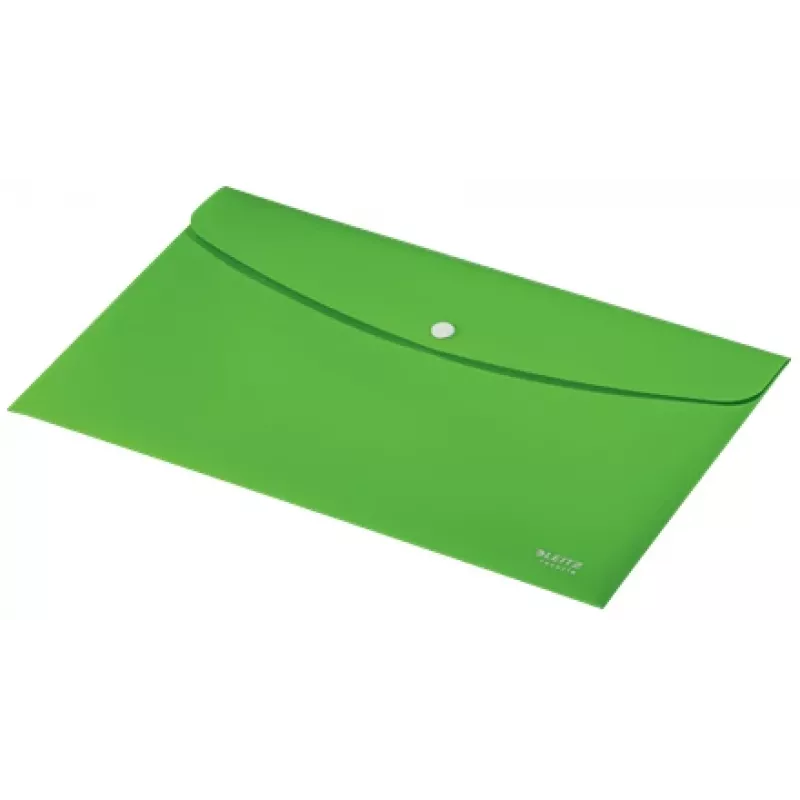 Pasta de documentos Leitz Recycle, pasta de aba, A4, polipropileno (PP), verde, horizontal, 60 folhas