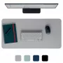 Tapete de secretária grande Leitz, cinzento, policloreto de vinilo (PVC), 400 mm, 800 mm, 2 mm, 350 g
