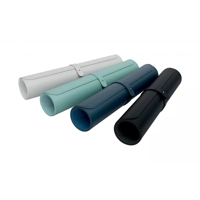 Tapete de secretária grande Leitz, cinzento, policloreto de vinilo (PVC), 400 mm, 800 mm, 2 mm, 350 g
