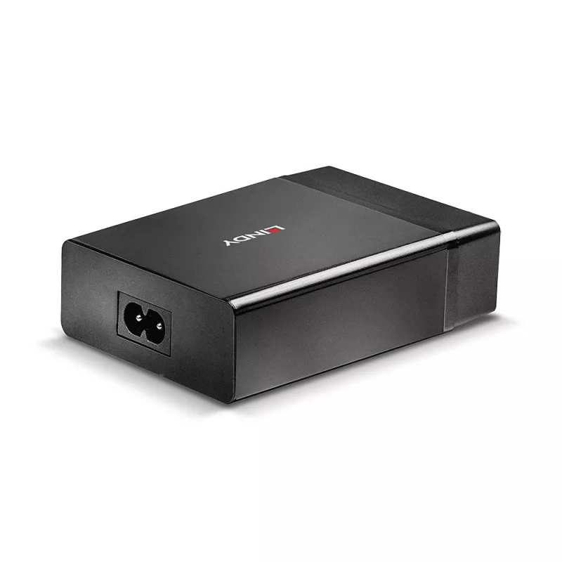 Carregador inteligente Lindy 4 Portas USB Type-C e A com Power Delivery, 72W