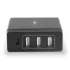 Carregador inteligente Lindy 4 Portas USB Type-C e A com Power Delivery, 72W