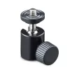 Cabeça esférica para tripé HAMA 00005000, rosca de 1/4 polegadas, 38 mm de altura, preto