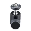 Cabeça esférica para tripé HAMA 00005000, rosca de 1/4 polegadas, 38 mm de altura, preto