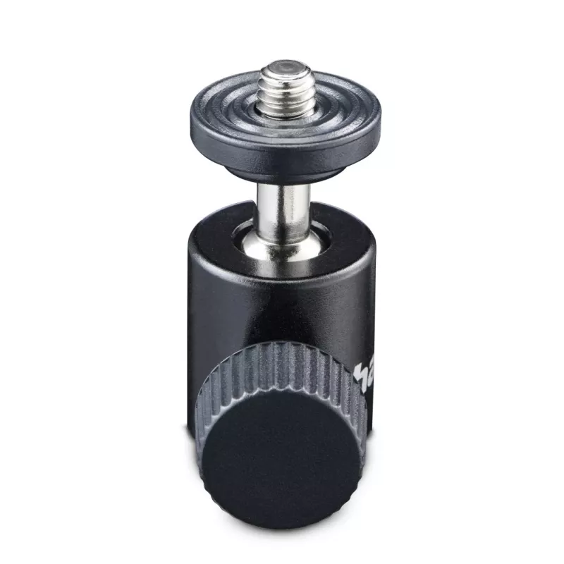 Cabeça esférica para tripé HAMA 00005000, rosca de 1/4 polegadas, 38 mm de altura, preto