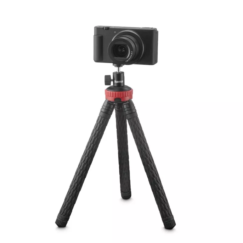 Cabeça esférica para tripé HAMA 00005000, rosca de 1/4 polegadas, 38 mm de altura, preto
