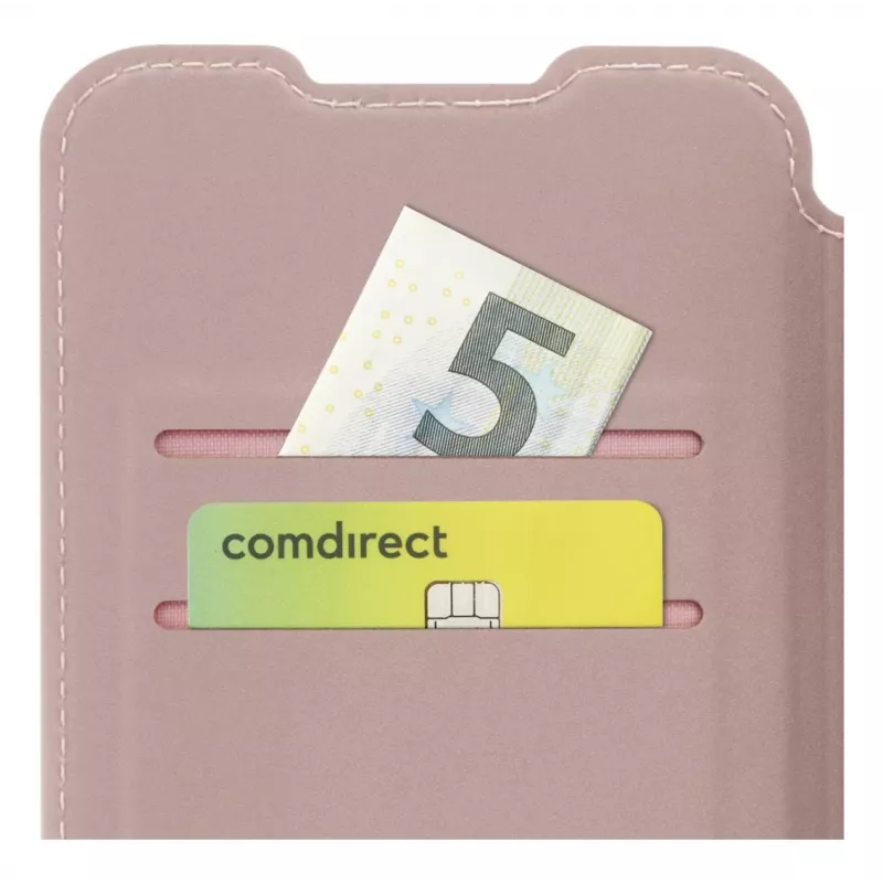 Capa tipo carteira Hama Fantastic Feel Galaxy A56 5G 17 cm 2 compartimentos para cartões nude