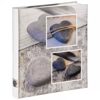 Álbum de fotografias Hama Catania cinzento 60 folhas encadernação adesiva