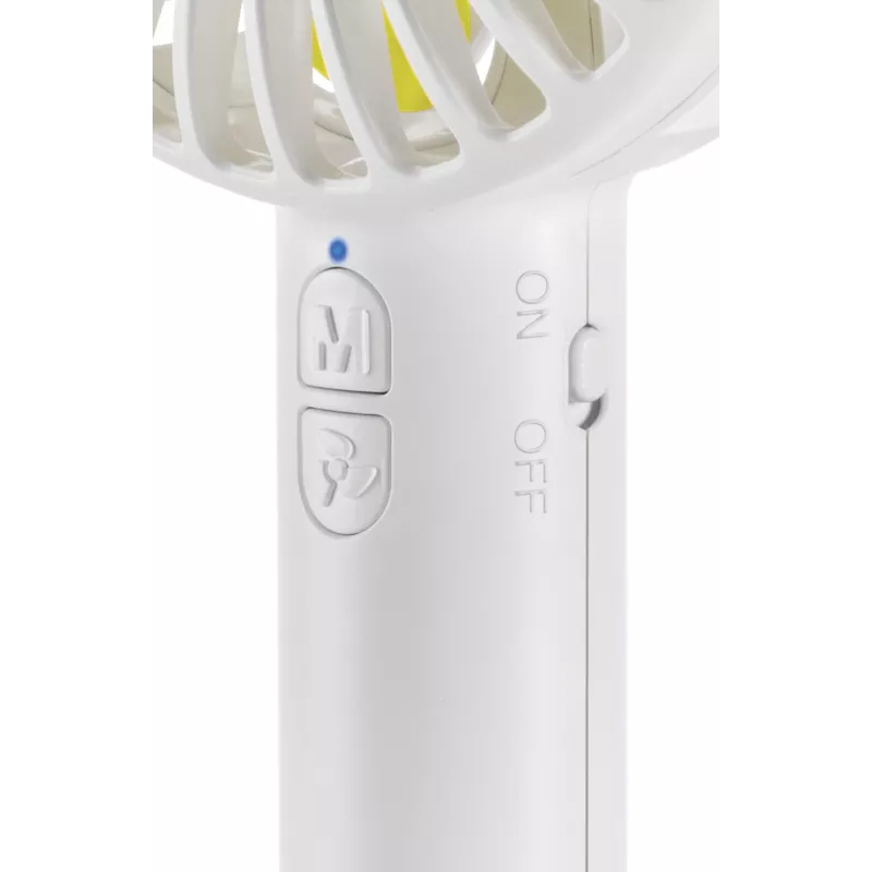 Ventilador de mão Unold Breezy 86610, branco/amarelo