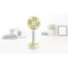 Ventilador de mão Unold Breezy 86610, branco/amarelo