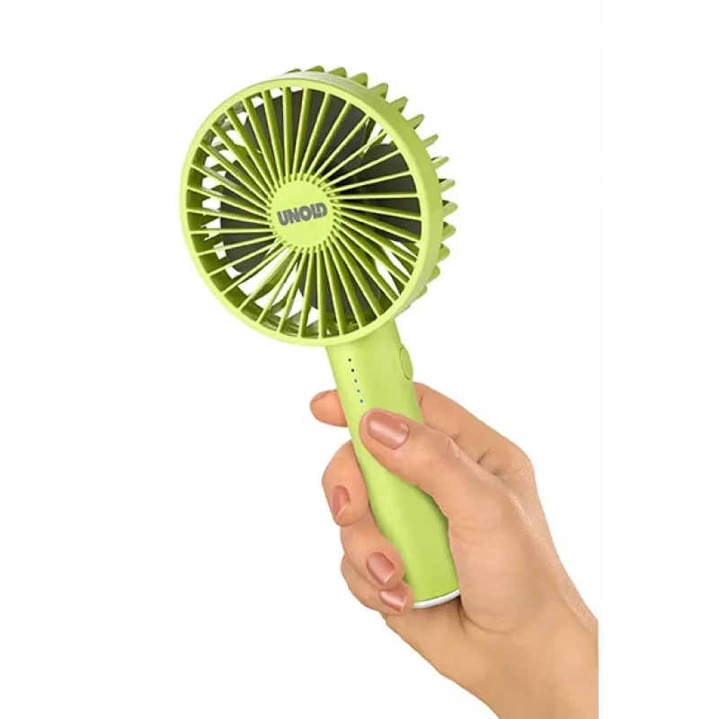 Ventilador de mão Unold Breezy II verde 10 cm
