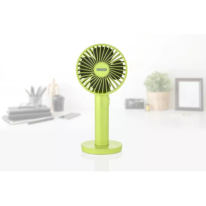 Ventilador de mão Unold Breezy II verde 10 cm