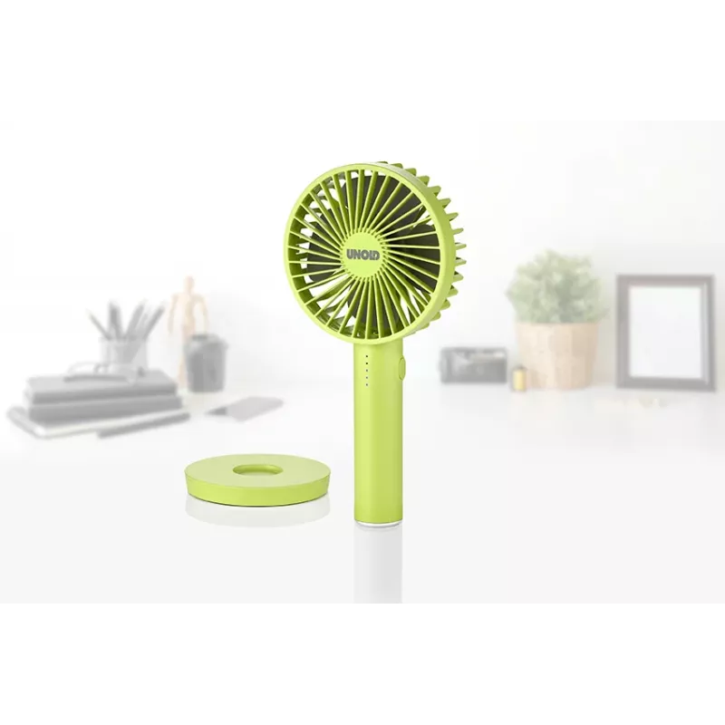 Ventilador de mão Unold Breezy II verde 10 cm