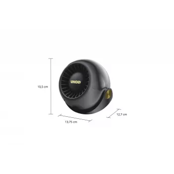 Ventilador pessoal compacto Unold Breezy Bowl 86675, preto