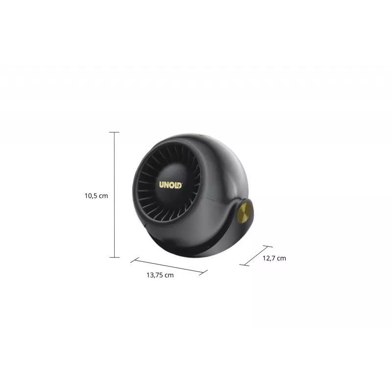 Ventilador pessoal compacto Unold Breezy Bowl 86675, preto