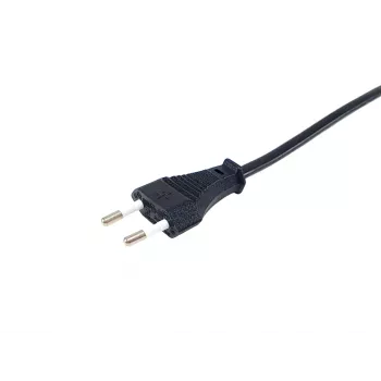 Cabo de alimentação de alta qualidade Equip, C7 para euro de 2 polos, 3,0 m, 3 m, 2 polos, conector fêmea C7, H03VVH2-F, 250 V, 2,5 A