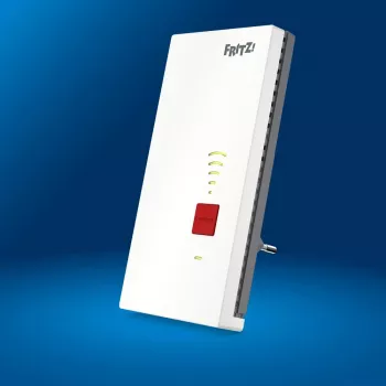 Conjunto Mesh 2700 repetidor de rede Wi‑Fi 7 FRITZ, dual‑band 2.4/5 GHz, 6500 Mbit/s, 2.5 Gigabit Ethernet