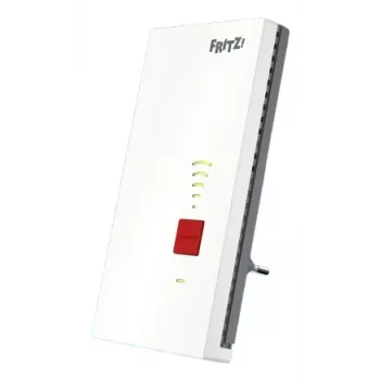 Repetidor de rede FRITZ Repeater 2700 Wi‑Fi 7 dual‑band 125 Mbit/s, 2,5 Gigabit Ethernet, branco